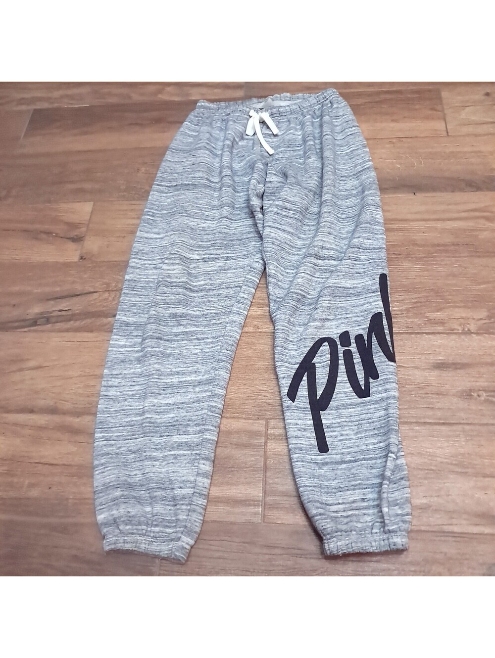 Victoria's Secret Pink Sz S Small Sweatpants pant jogger Gray Heathered 2017